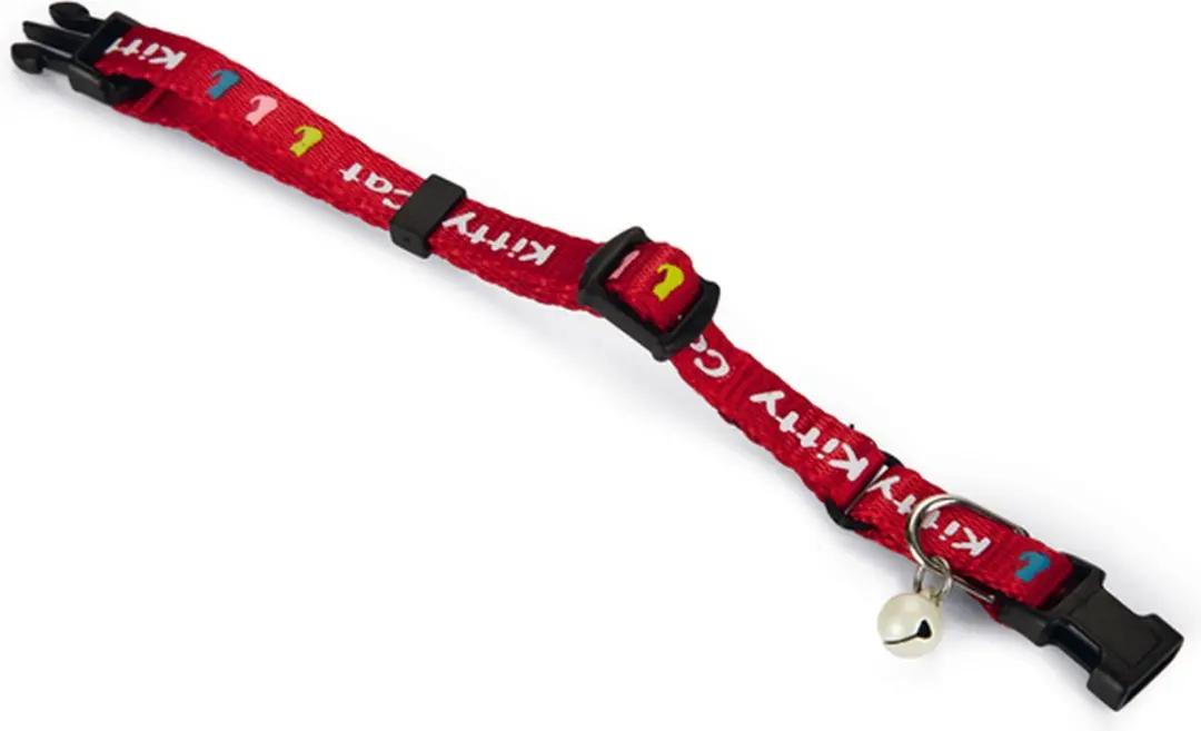 Beeztees Kitty Cat Kittenhalsband Rood 16-23cm