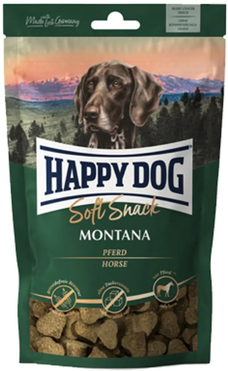 Happy Dog Snack Montana Paard 100g - 10 Stuks