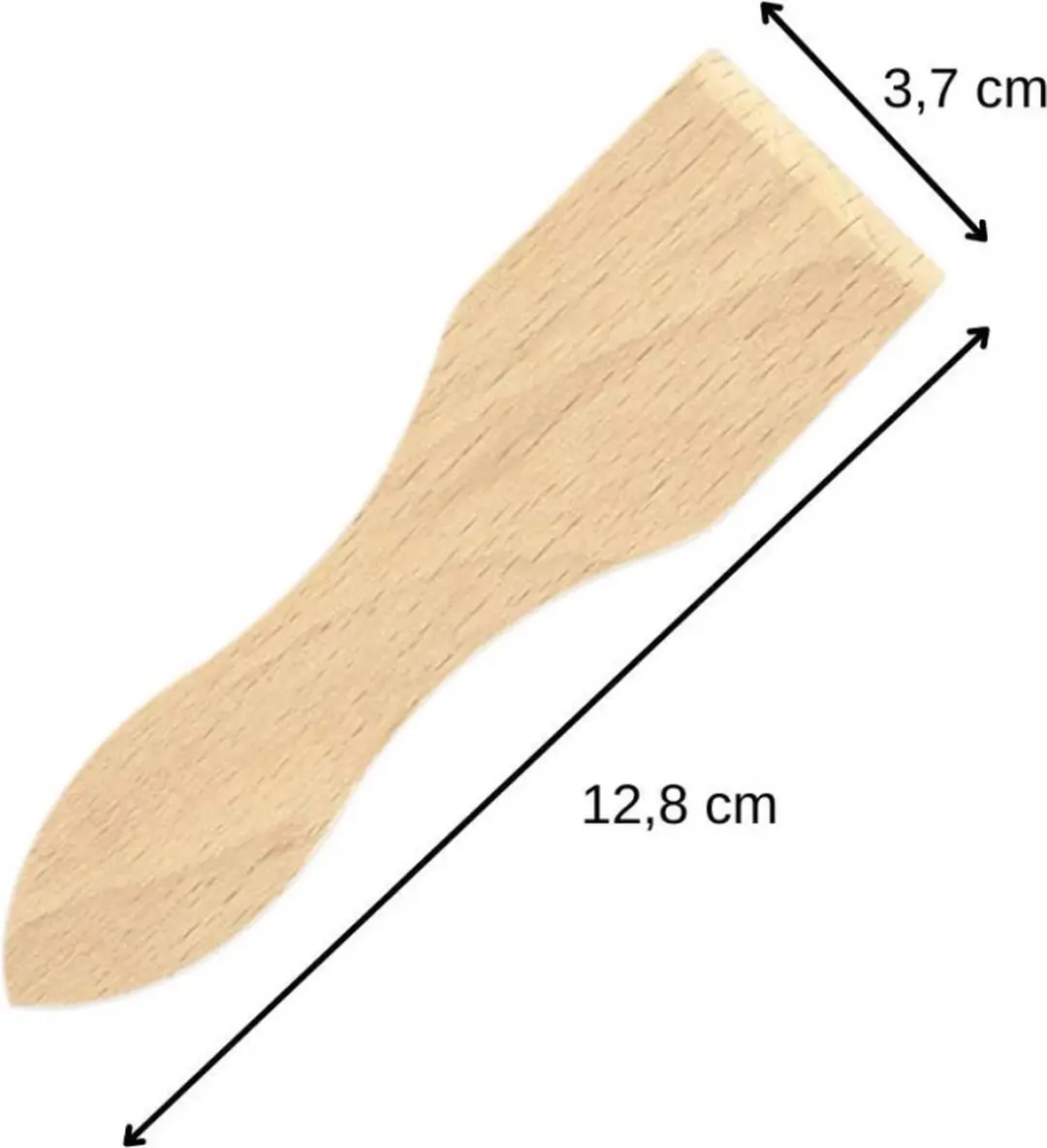 Fackelmann Houten Raclette Spatels 13cm - 6 Stuks - afbeelding 5 van 6