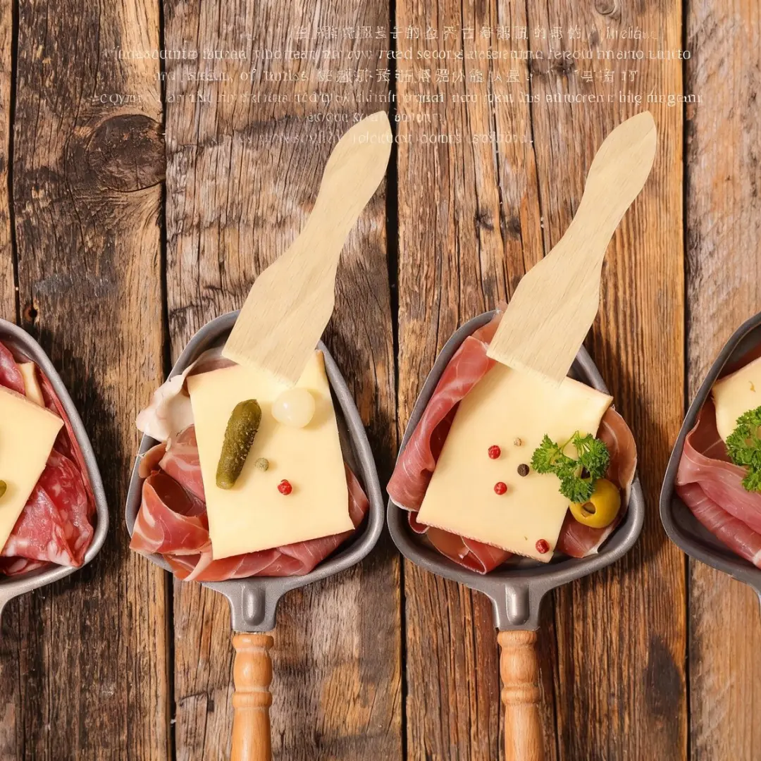 Fackelmann Houten Raclette Spatels 13cm - 6 Stuks - afbeelding 6 van 6
