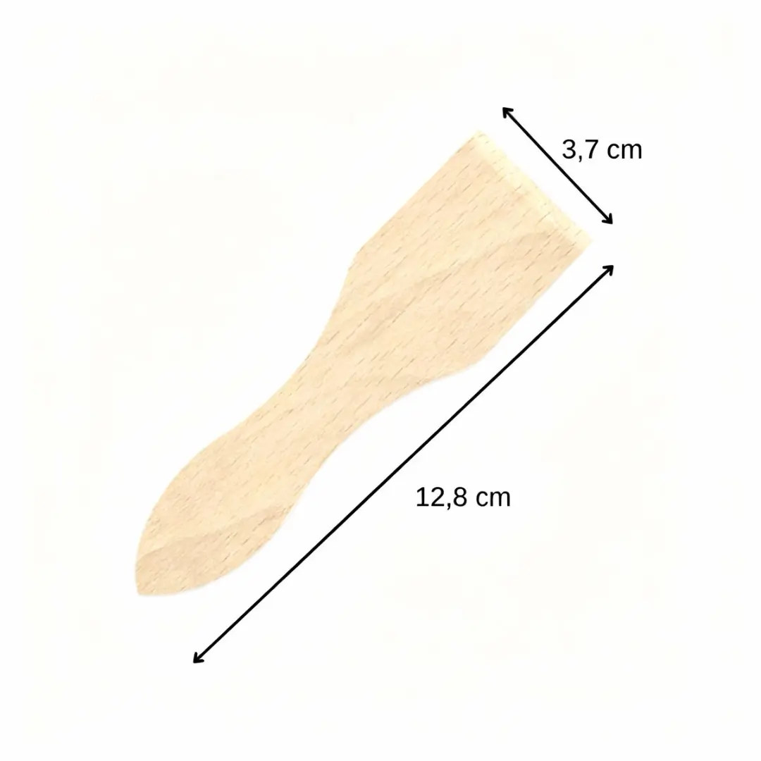 Fackelmann Houten Raclette Spatels 13cm - 6 Stuks - afbeelding 3 van 6