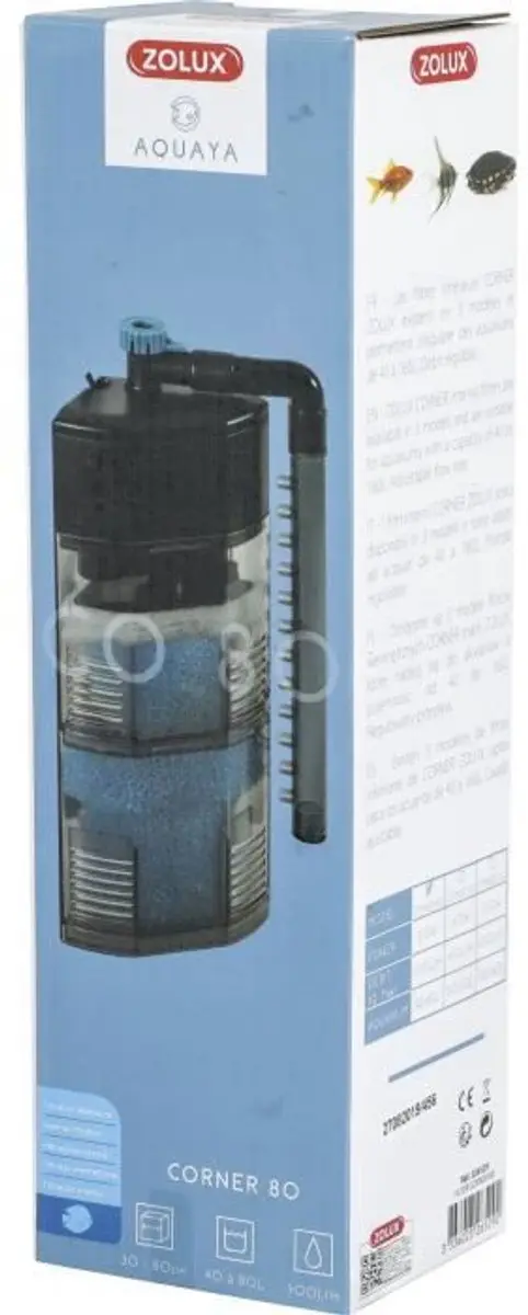 Zolux Intern Hoekfilter 300L/u - 5W