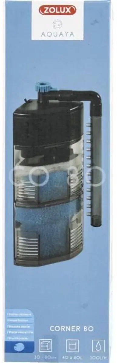 Zolux Intern Hoekfilter 300L/u - 5W