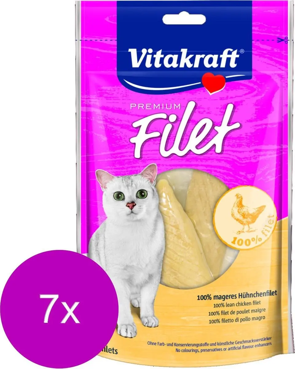 Vitakraft Premium Filet Chicken Kattensnack