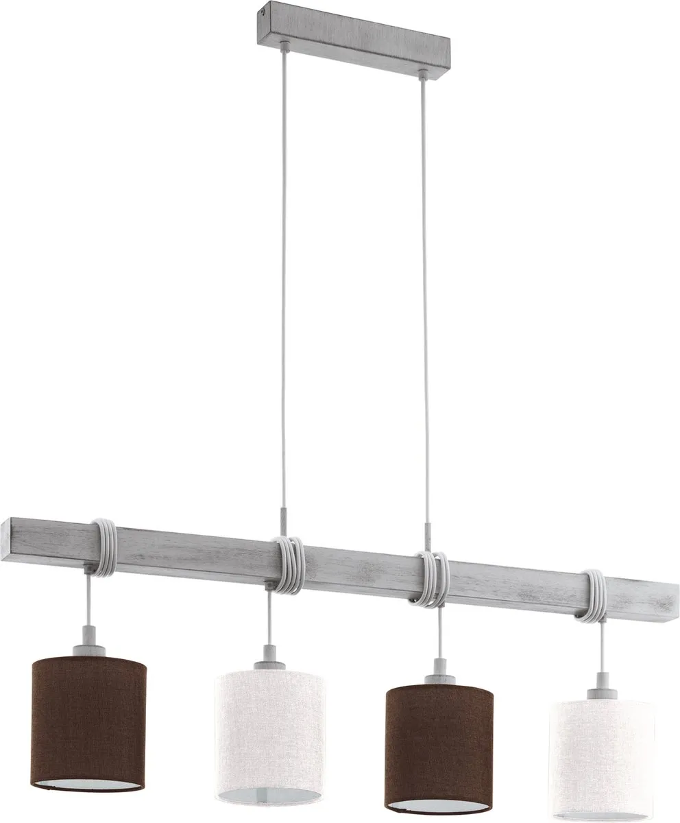 Eglo Townshend 2 Hanglamp E27 - 100cm Wit