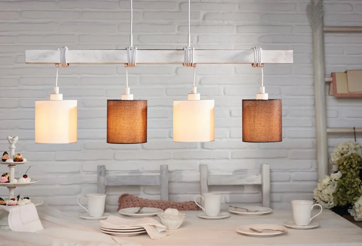 Eglo Townshend 2 Hanglamp E27 - 100cm Wit