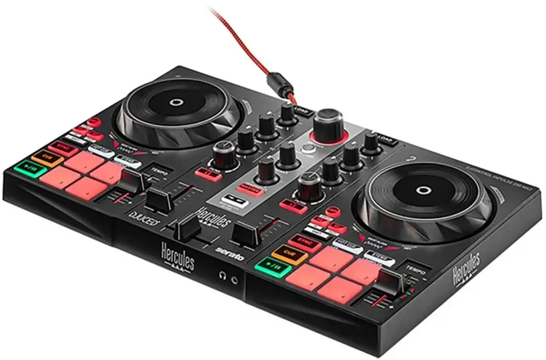 Hercules DJControl Inpulse 200 MK2 DJ Controller - 2 Kanalen - 16 Pads - Zwart