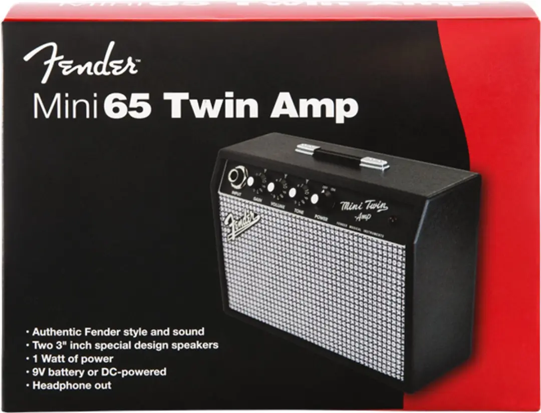Fender Mini '65 Twin-Amp Gitaarversterker 10W - Zwart
