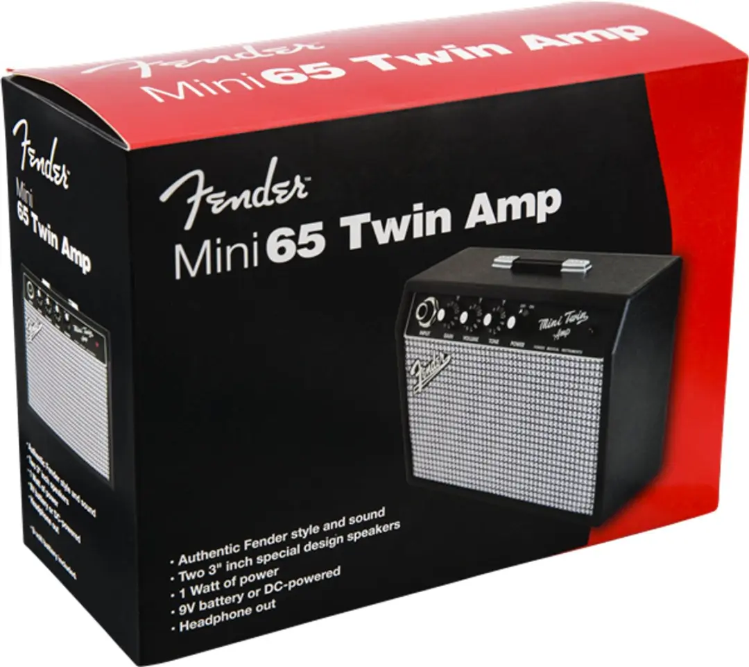 Fender Mini '65 Twin-Amp Gitaarversterker 10W - Zwart