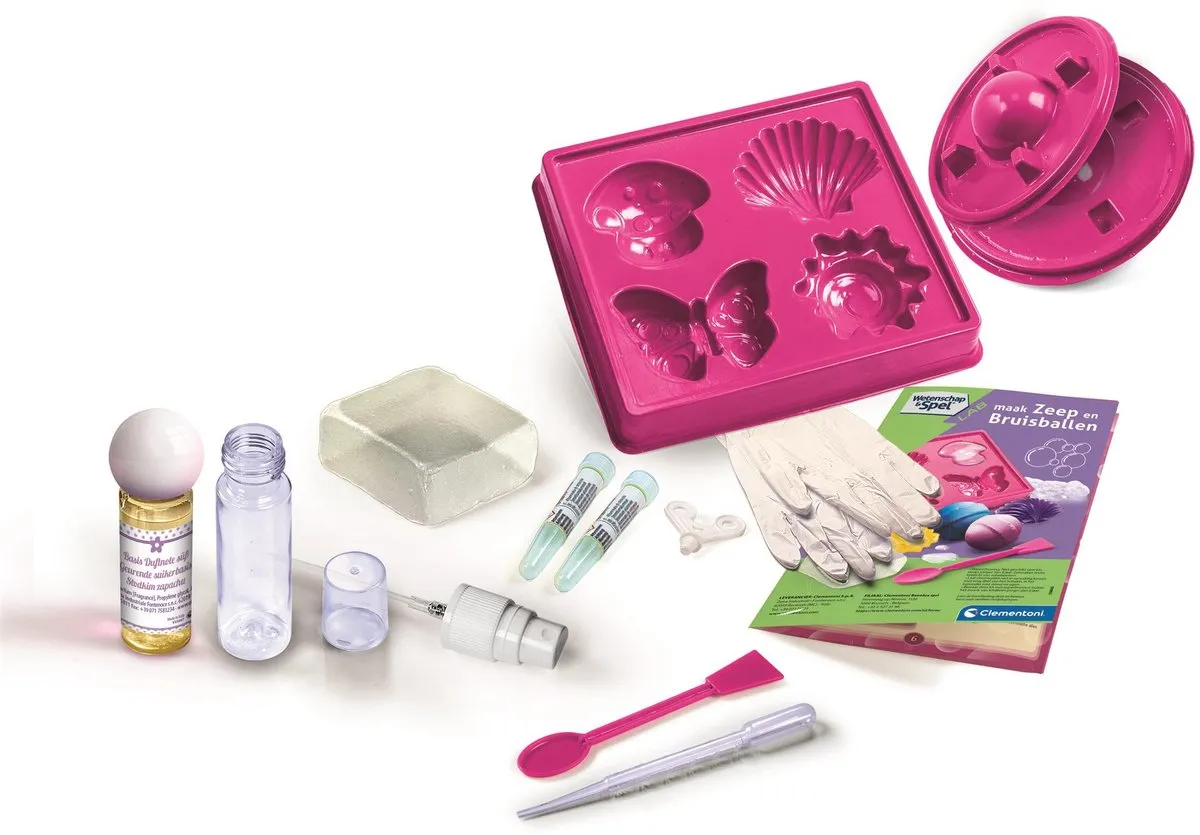 Clementoni Wetenschap & Spel Zelf Zeep Maken STEM Speelgoed 66771