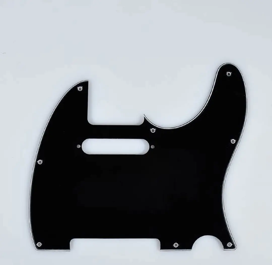 Fender Standard Tele Pickguard 3-ply Zwart