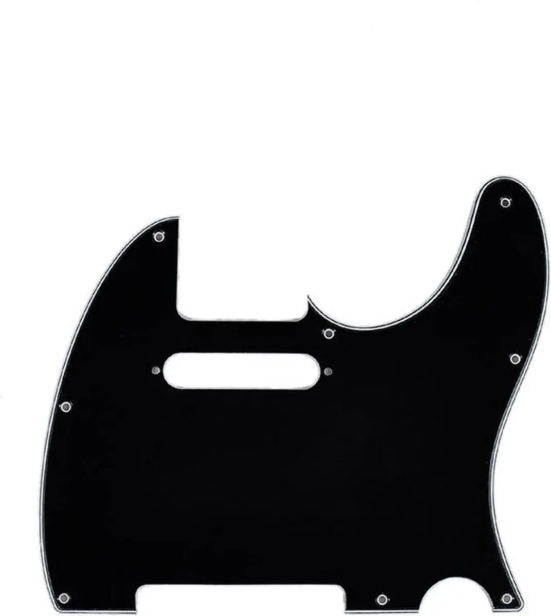 Fender Standard Tele Pickguard 3-ply Zwart
