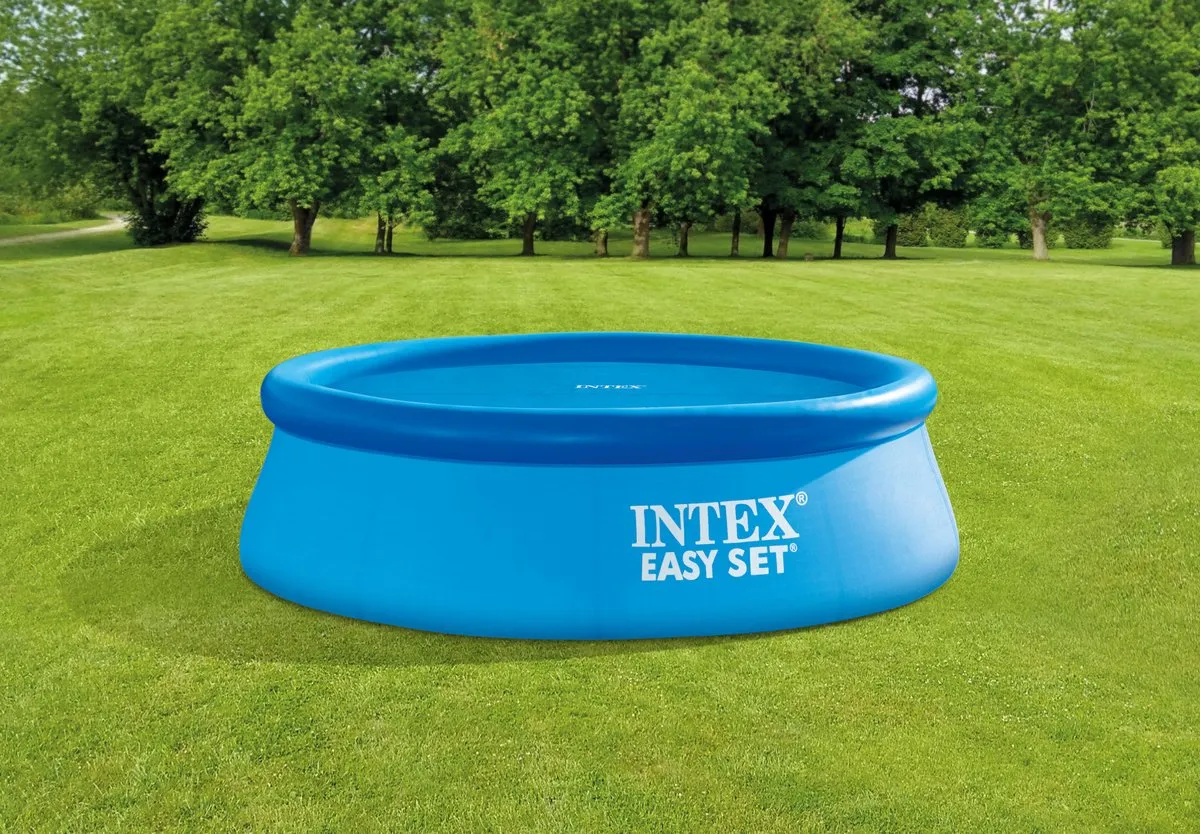 Intex Solar Zwembad Afdekzeil Ø244cm - Blauw