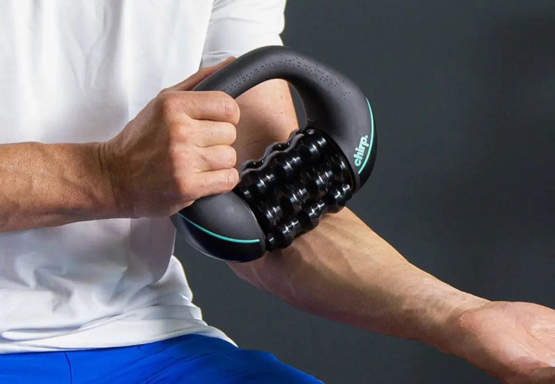Chirp RPM Mini Massageapparaat - 6 Koppen - Zwart - afbeelding 6 van 6