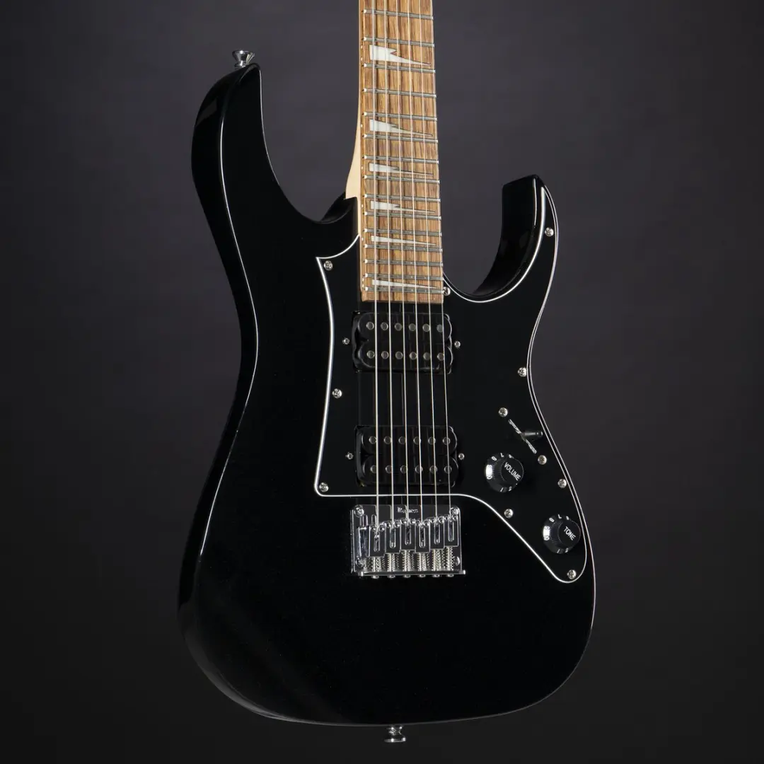 Ibanez Mikro GRGM21-BKN Elektrische Gitaar - 3/4 - Zwart