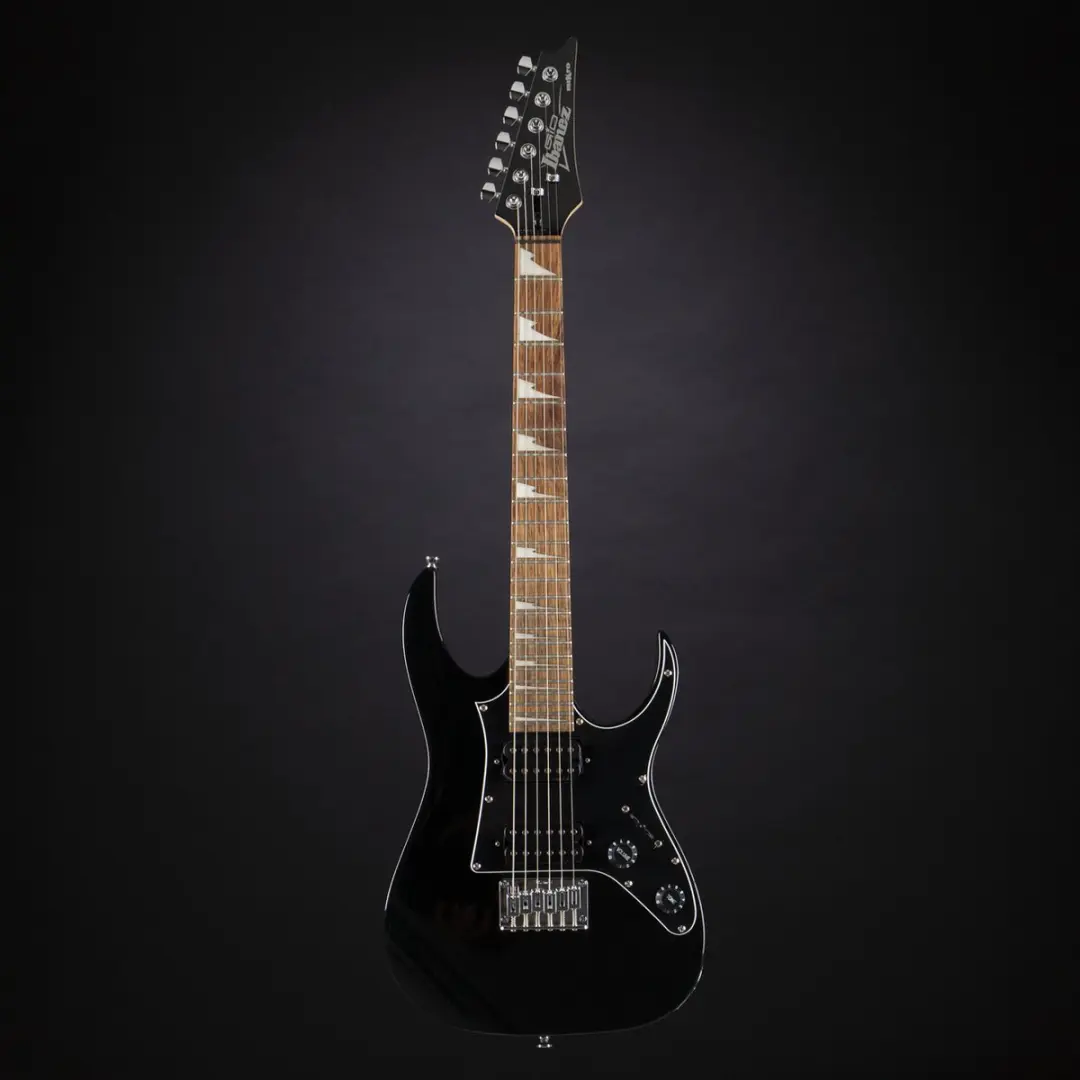 Ibanez Mikro GRGM21-BKN Elektrische Gitaar - 3/4 - Zwart