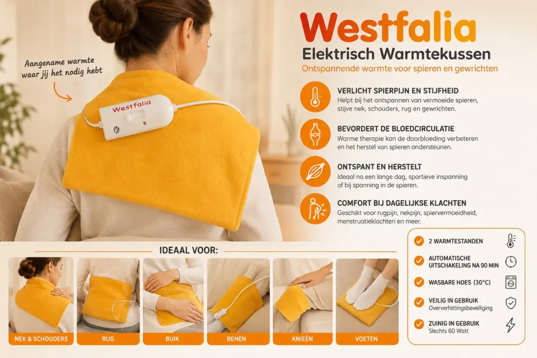 Westfalia Elektrisch Warmtekussen 60W