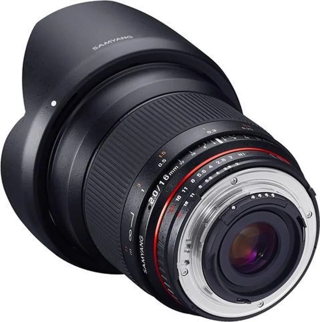 Samyang 16mm F2.0 ED AS UMC CS Prime Lens - 77mm - o.a. Olympus