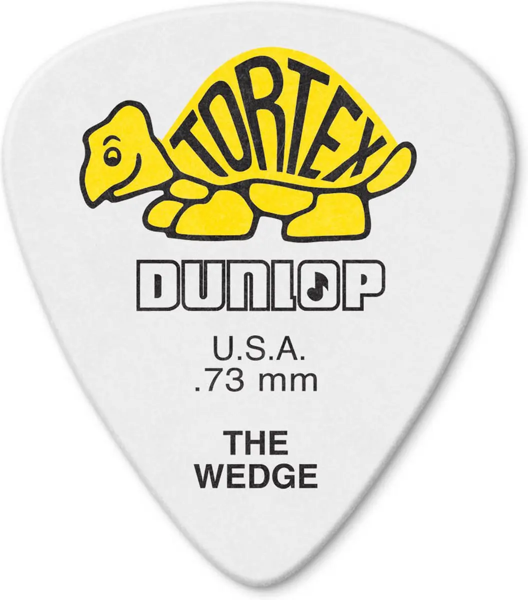 Dunlop Wedge Plectrum 0.73mm - 12 Stuks