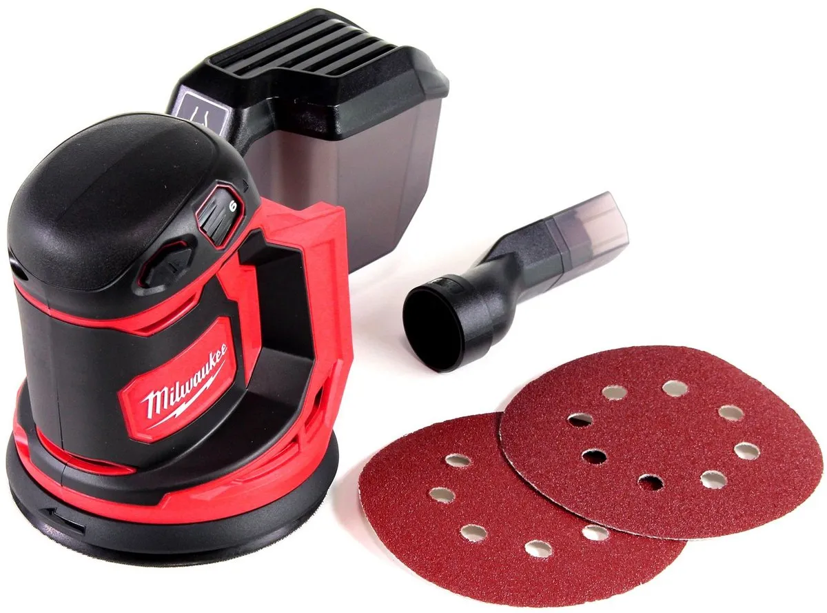 Milwaukee M18 BOS125-0 Excenterschuurmachine 125mm - 6 Snelheden