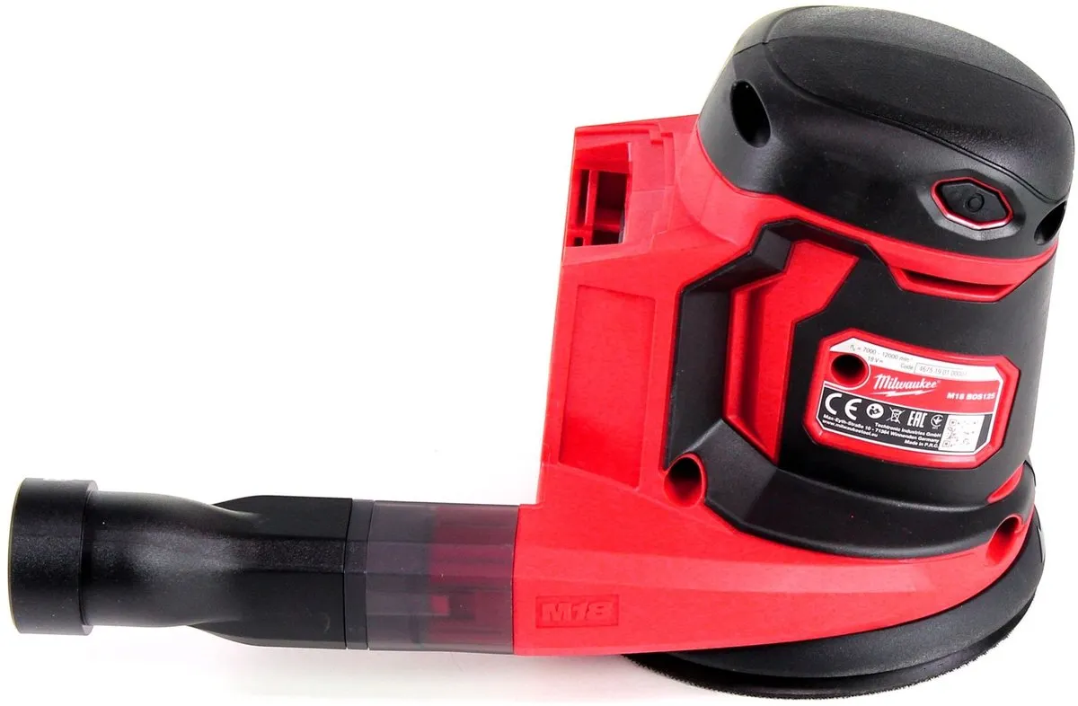 Milwaukee M18 BOS125-0 Excenterschuurmachine 125mm - 6 Snelheden
