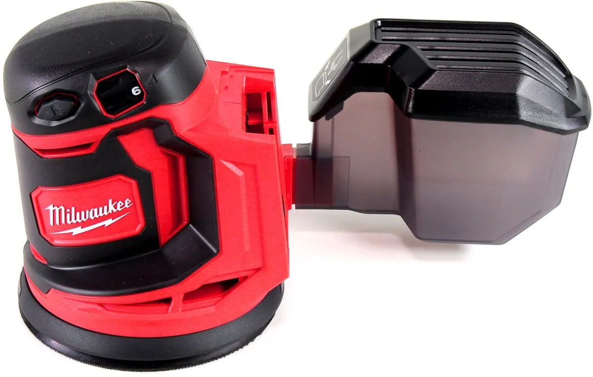Milwaukee M18 BOS125-0 Excenterschuurmachine 125mm - 6 Snelheden