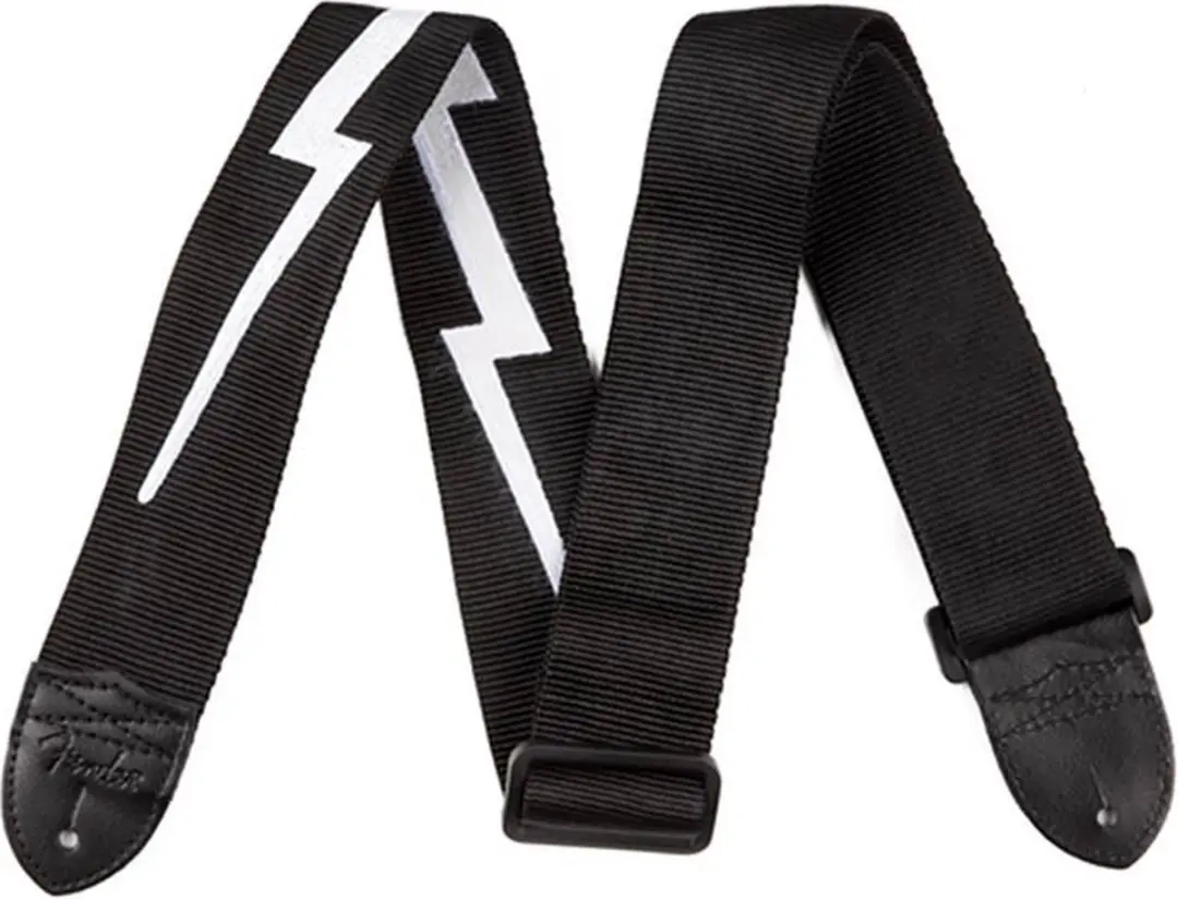 Fender Gitaarriem 5cm Nylon Lightning Bolt