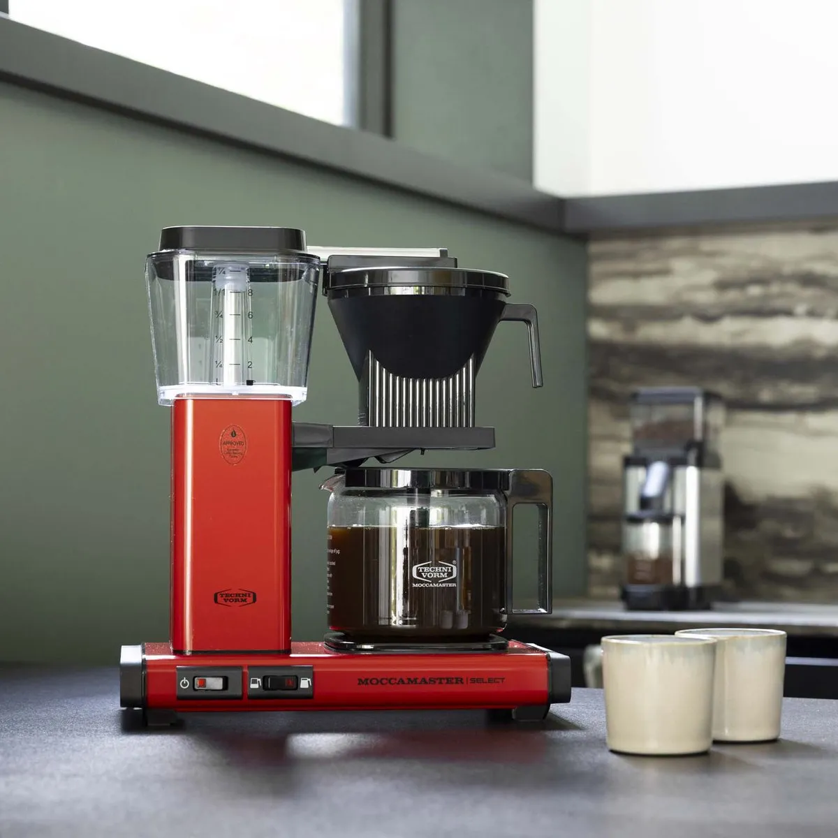 Moccamaster KBG Select Filterkoffiezetapparaat - 10 Kopjes - Rood