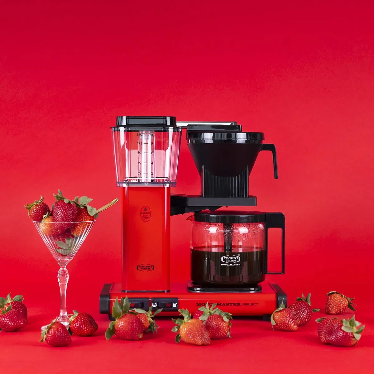 Moccamaster KBG Select Filterkoffiezetapparaat - 10 Kopjes - Rood