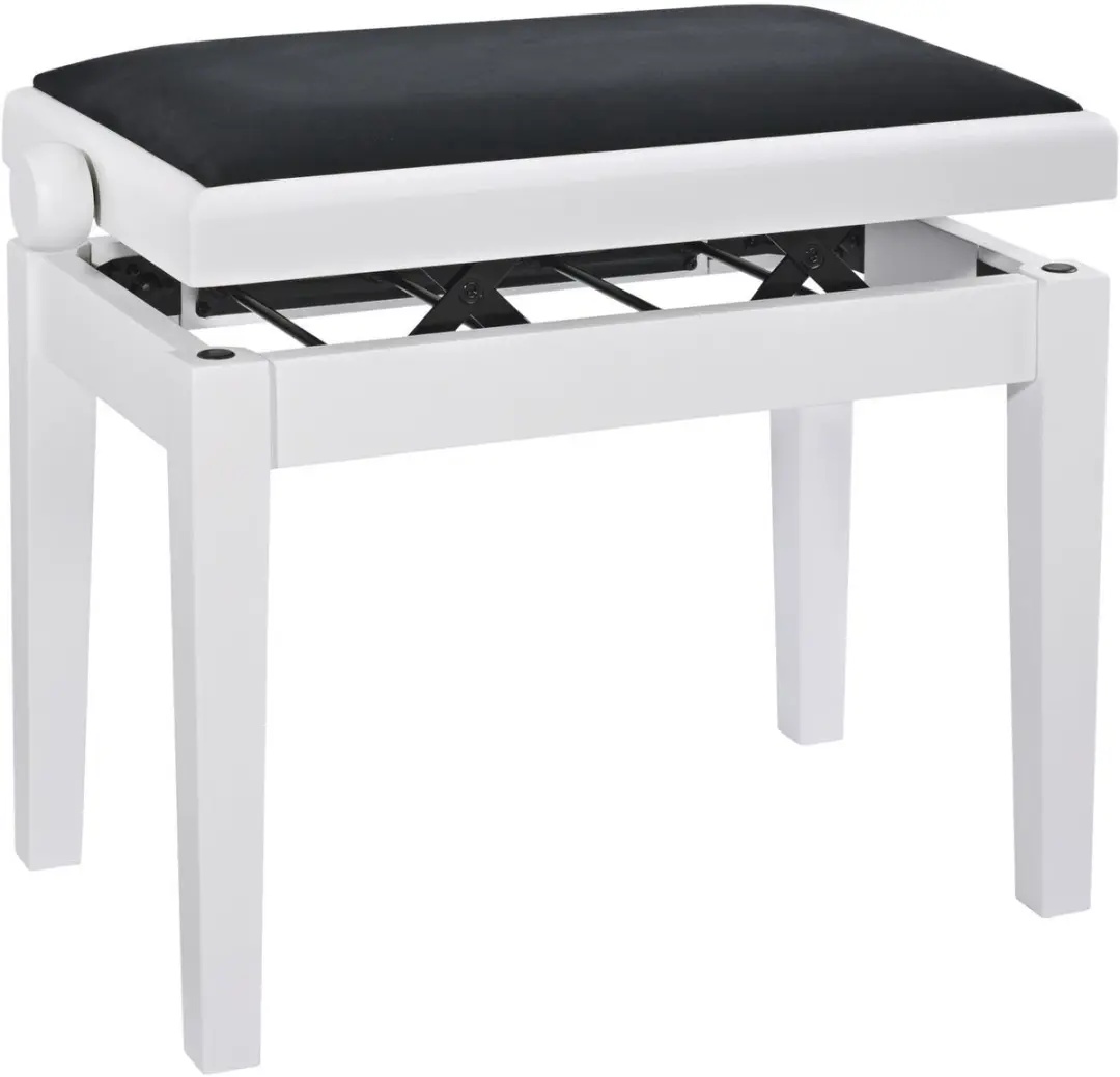 König & Meyer 13925 Piano Bench Mat - Wit/Zwart