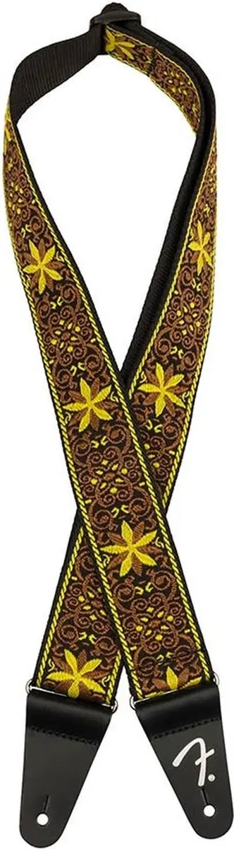 Fender 2 Gitaarband Pasadena Geweven - Geel