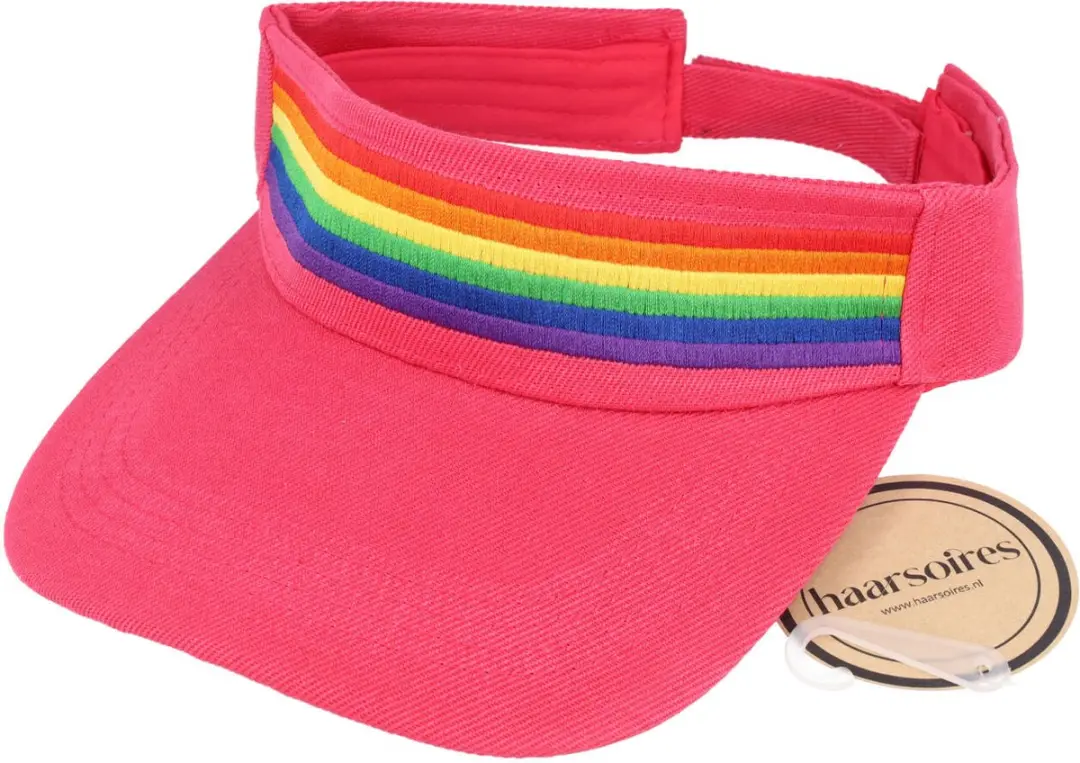 Haarsoires Zonneklep One Size - Roze
