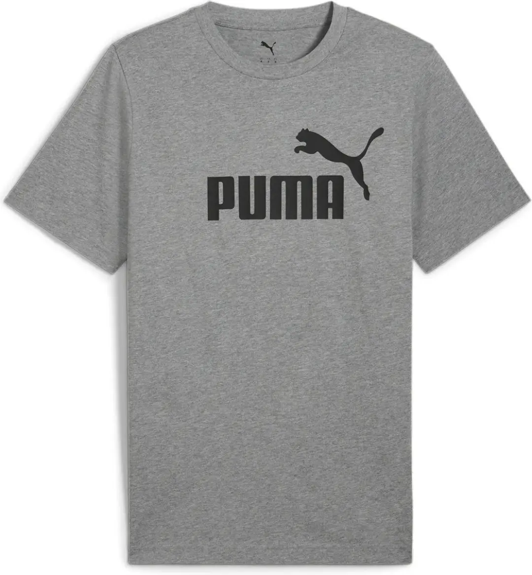 PUMA ESS No.1 Logo Tee 682532 - Medium Gray Heather - 4XL