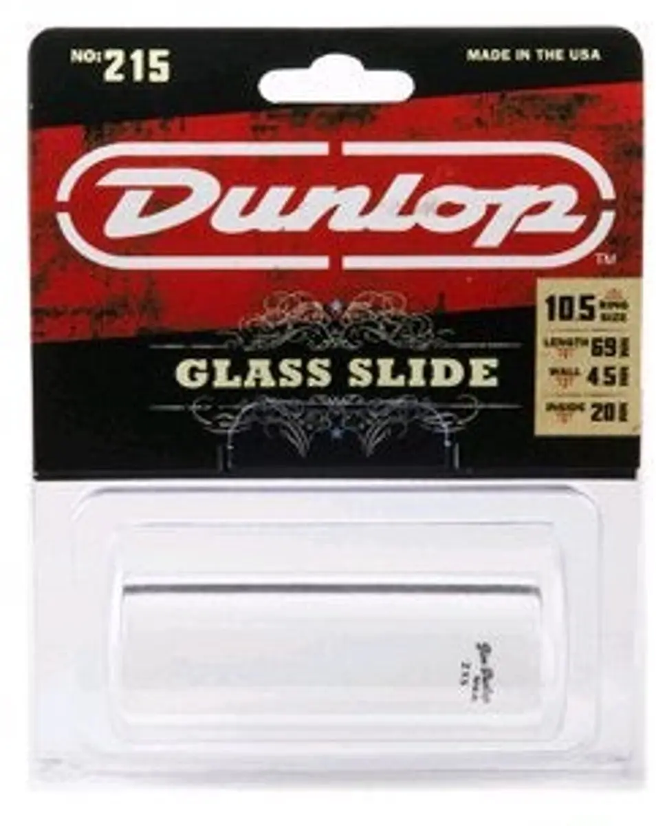 Dunlop 215 Glass Slide Medium 20x29x69mm