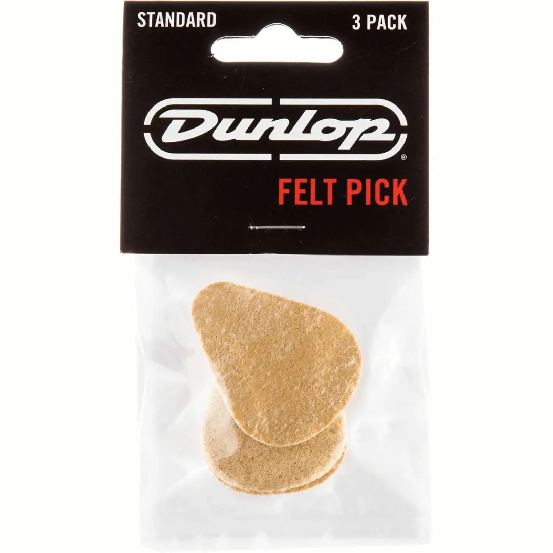 Dunlop 8012 Felt Plectrum - 12 Stuks - Multicolor