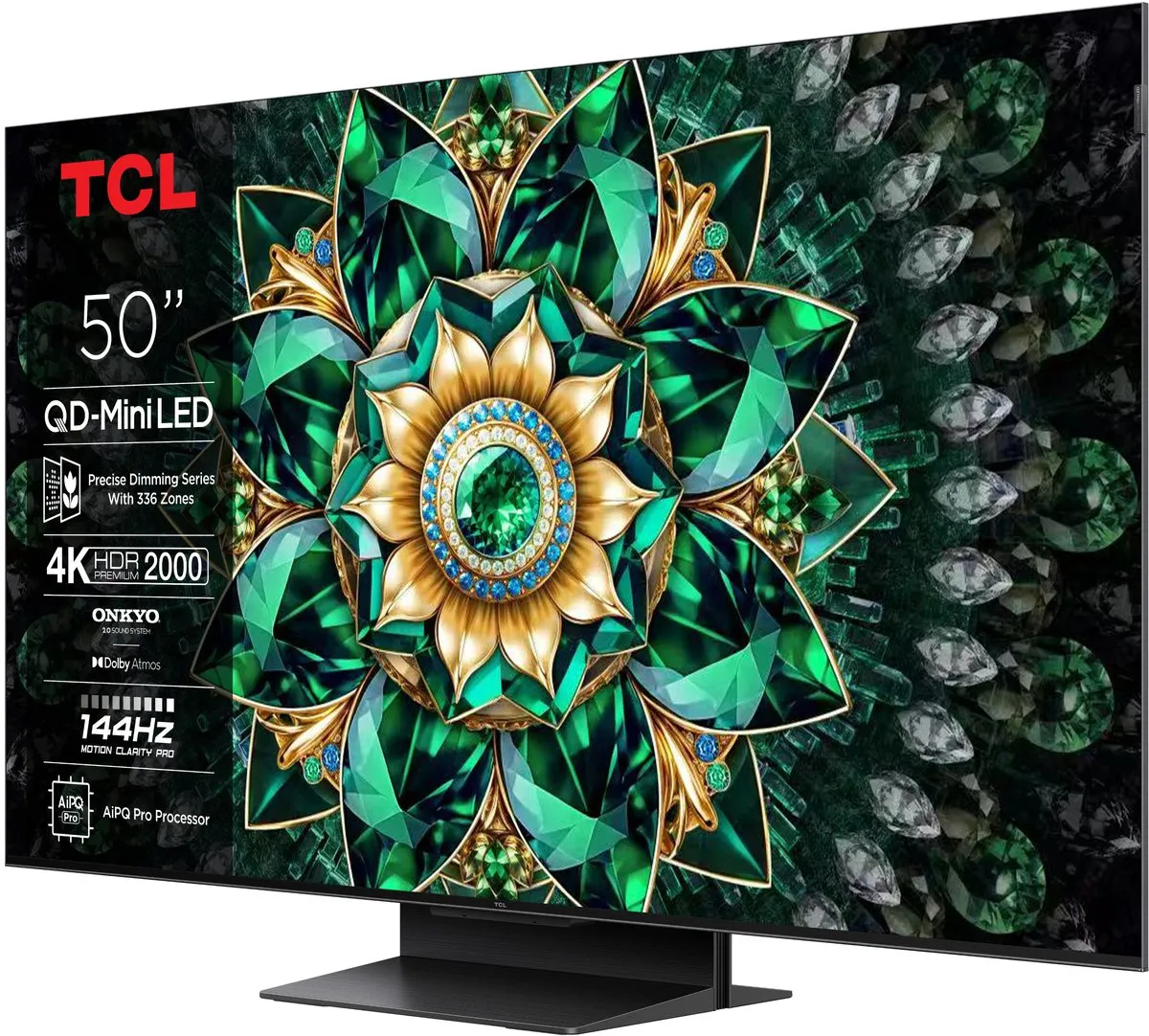 TCL 50Q7C 50 inch QD-MiniLED TV - Zwart