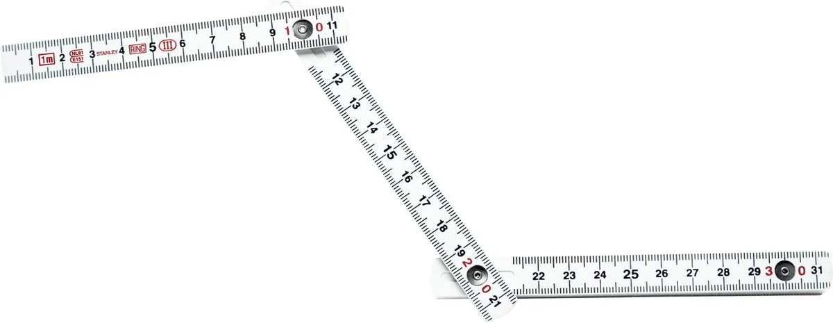 Stanley Duimstok 2m Geel - 0-35-229