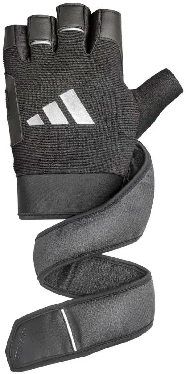 Adidas Wrist Wrap Trainingshandschoenen - M - Zwart