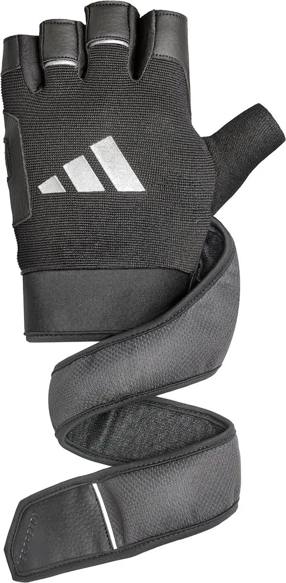 Adidas Wrist Wrap Trainingshandschoenen - M - Zwart
