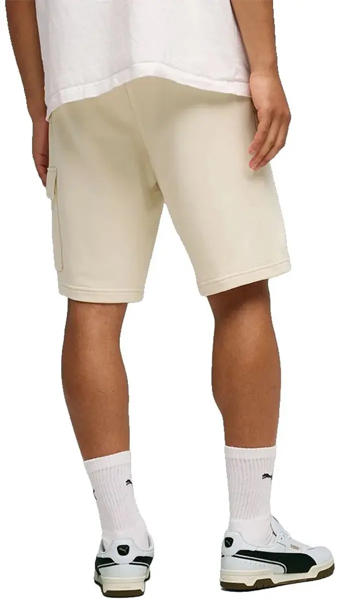 PUMA Ess No1 Logo Cargo Sportbroek 10" - Beige - XL