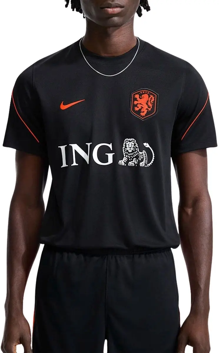 Nike Nederlands Elftal WK2026 Training Shirt Heren - XL - Oranje/Zwart