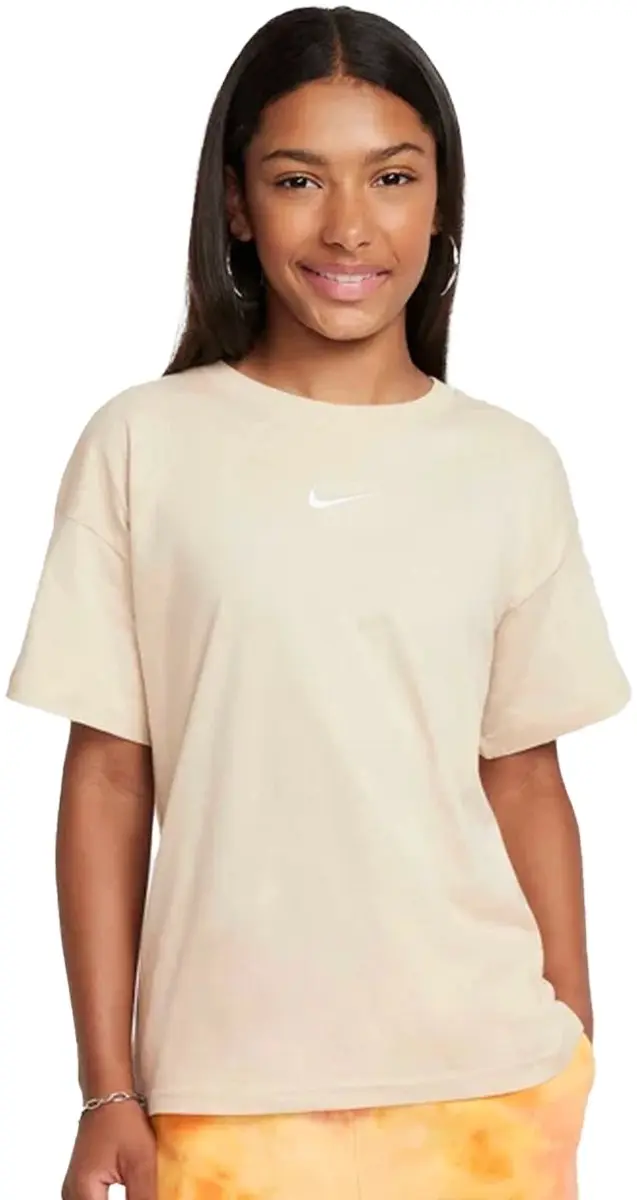 Nike Essential T-shirt Kinderen 140 - Ecru