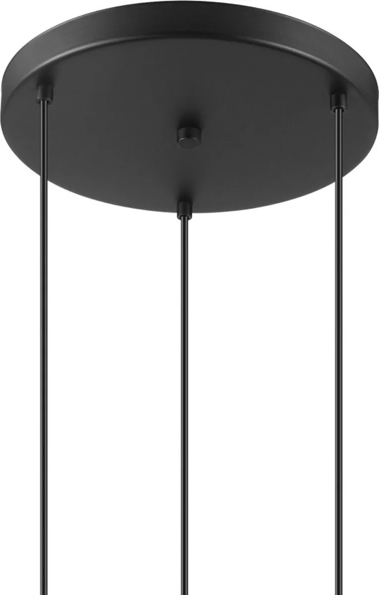 Eglo Ariscani Hanglamp Ø42,5cm - Rookglas - Zwart