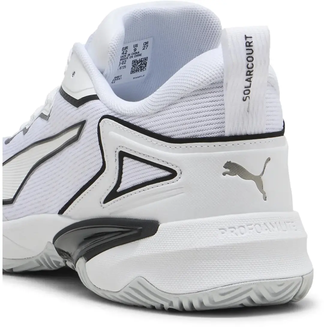 PUMA Solarcourt Padelschoenen Wit - 42.5