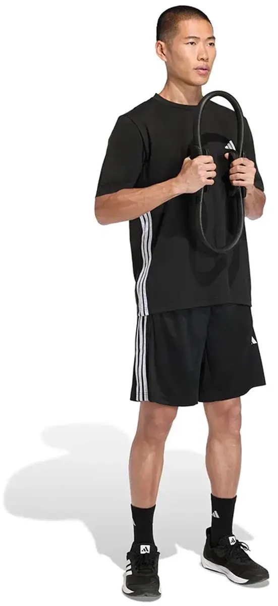 Adidas Workout Essentials Base 3 Stripes Korte Broek M - Zwart