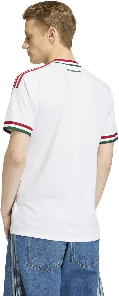 Adidas Hongarije Uit Shirt Heren JZ6987 - XL - Wit/Rood