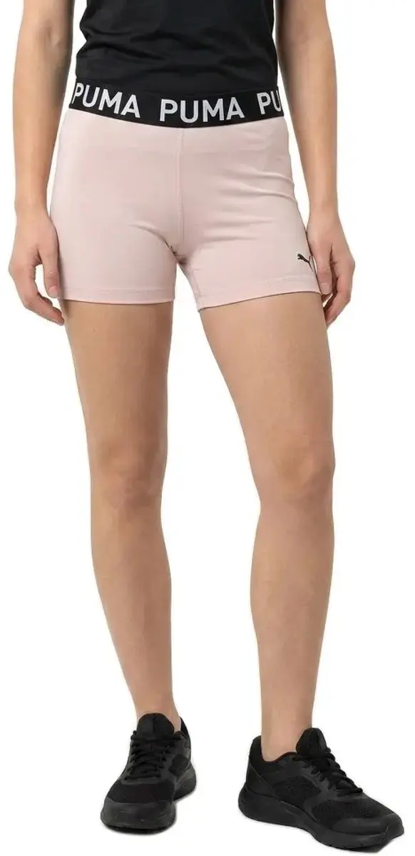 PUMA Strong 3'' Hoge Taille Korte Leggings - Roze XS