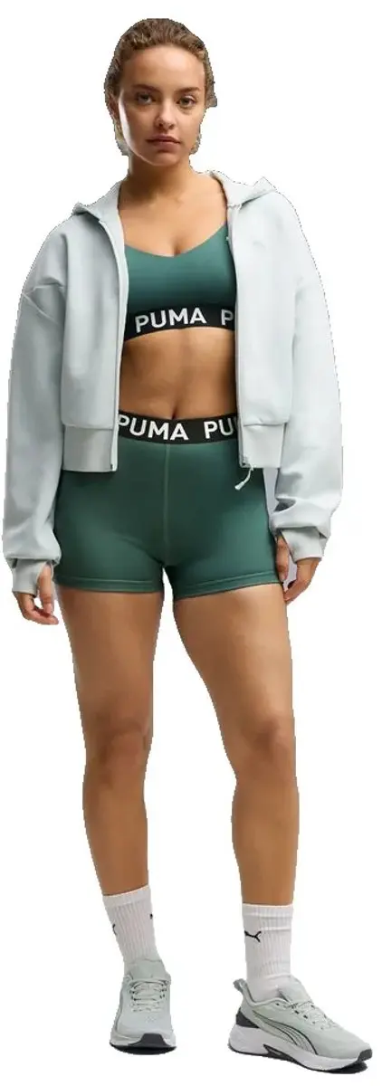 PUMA Strong 3'' Hoge Taille Korte Leggings - M - Herb Garden