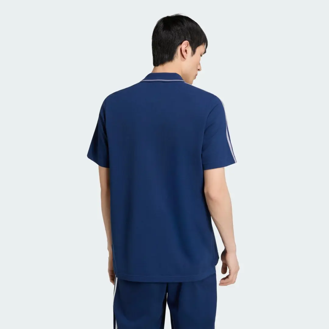 Adidas Essentials 3-Stripes Poloshirt M - Blauw