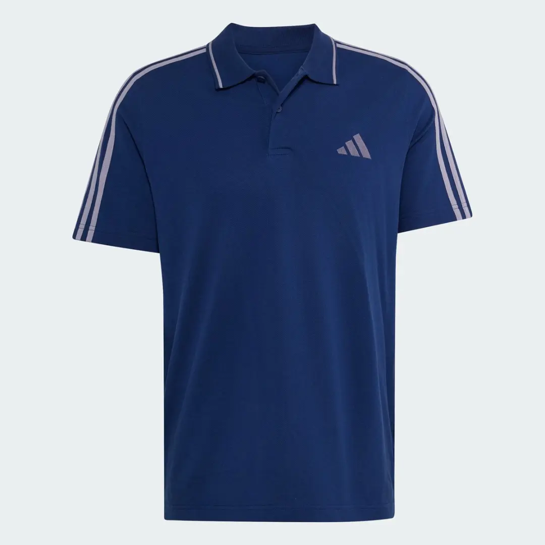 Adidas Essentials 3-Stripes Poloshirt M - Blauw